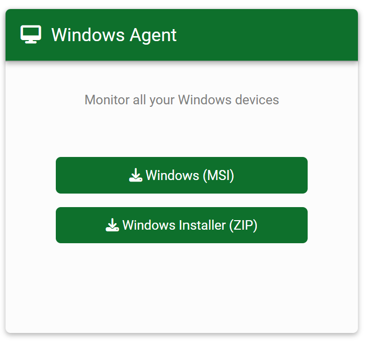 Windows Installer MSI file download screen